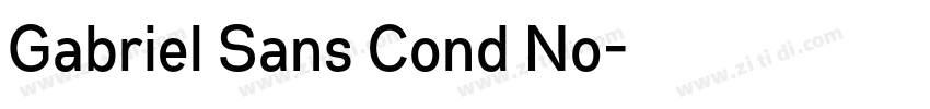 Gabriel Sans Cond No字体转换 Gabriel Sans Cond No字体转换